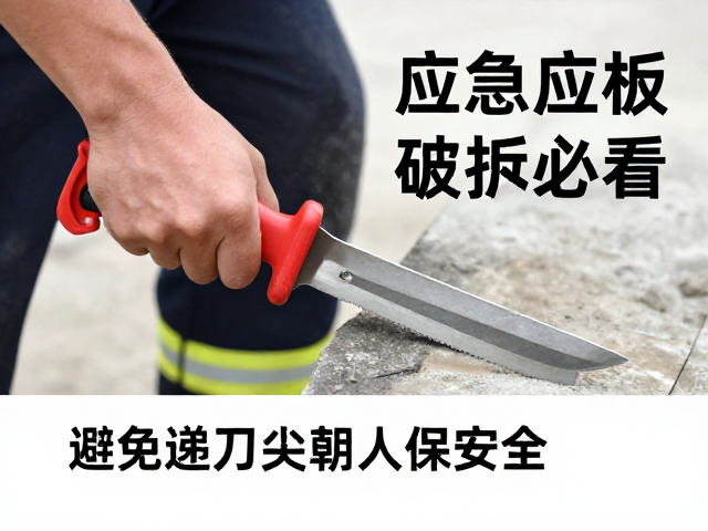 应急破拆必看，开信刀使用技巧，避免递刀尖朝人保安全