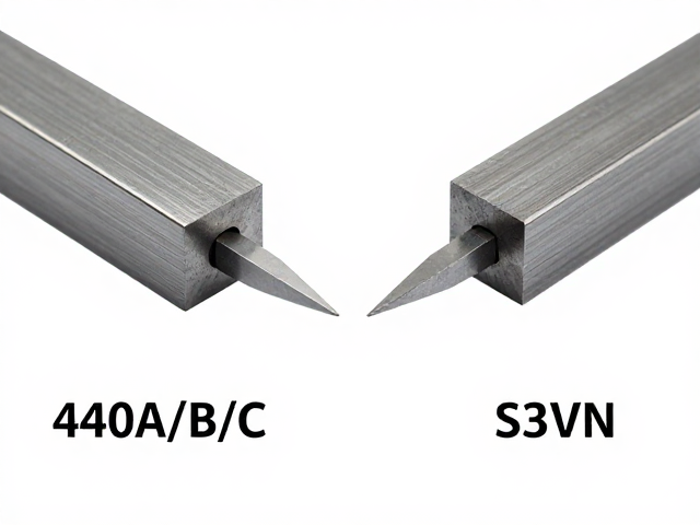 440A/B/C与S3VN钢对比,谁更锋利?保持力实测解析