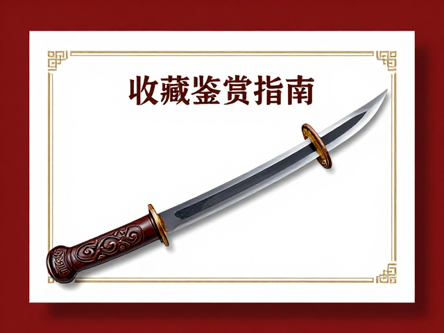 苗刀文化传承，木雕柄艺术刀证书随附，收藏鉴赏指南