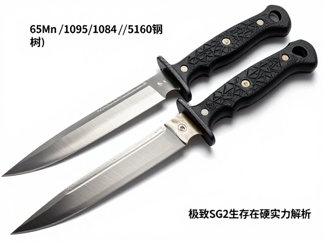 65Mn/1095/1084/5160钢材对比,打造极致SG2生存刀的硬实力解析