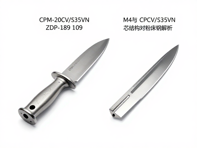 M4与CPM-20CV/S35VN/ZDP-189粉末钢对比,芯钢结构刀具性能解析