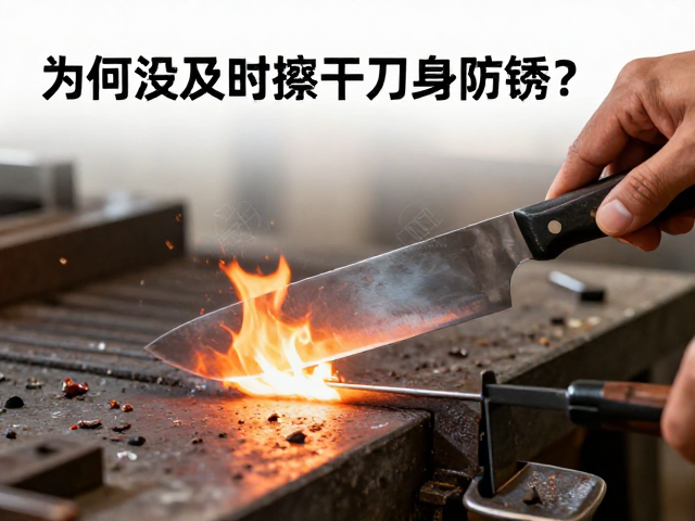 西式厨刀手工锻打工艺解析,为何要及时擦干刀身防锈?