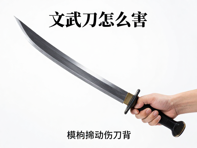 文武刀怎么用?避免横向撬动伤刀背,正确手法全解析