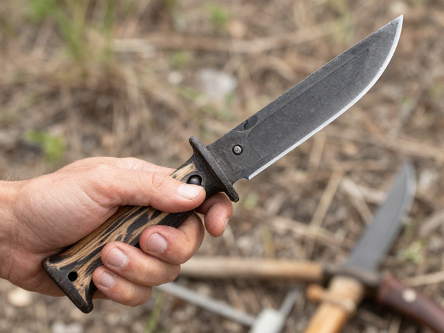 战壕刀牛角柄,Bushcraft玩家野外生存与手工打磨指南