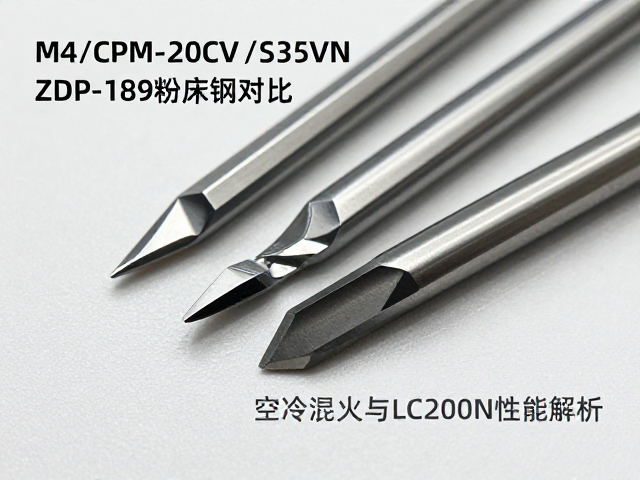 M4/CPM-20CV/S35VN/ZDP-189粉末钢对比,空冷淬火与LC200N性能解析