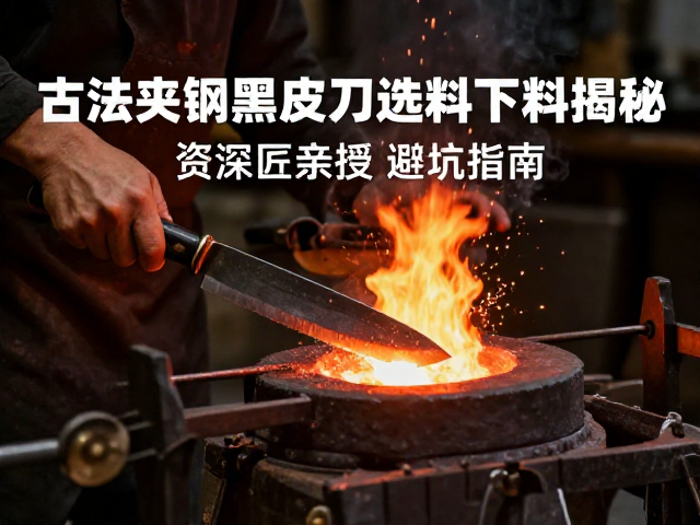 古法夹钢黑皮刀选料下料揭秘，资深匠人亲授避坑指南