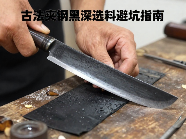 古法夹钢黑皮刀选料下料揭秘，资深匠人亲授避坑指南
