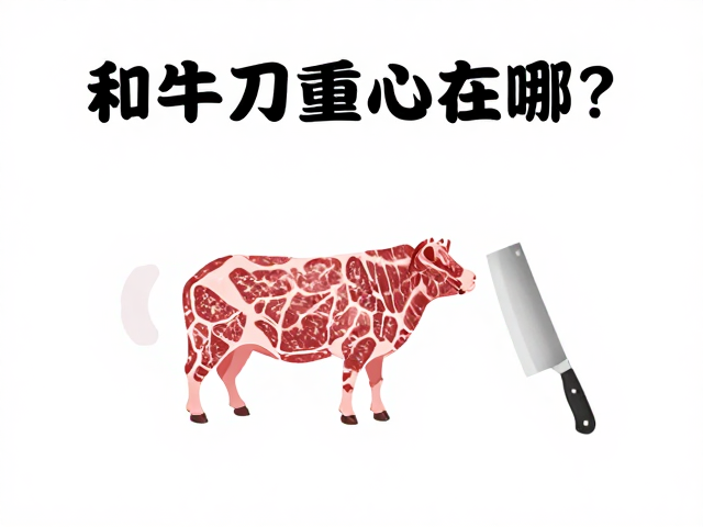 和牛刀重心在哪?切入阻力小说,选对重心,切肉不粘不费劲
