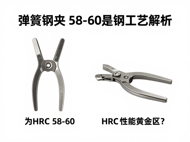 弹簧钢夹钢工艺解析，为何HRC 58-60是性能黄金区间？