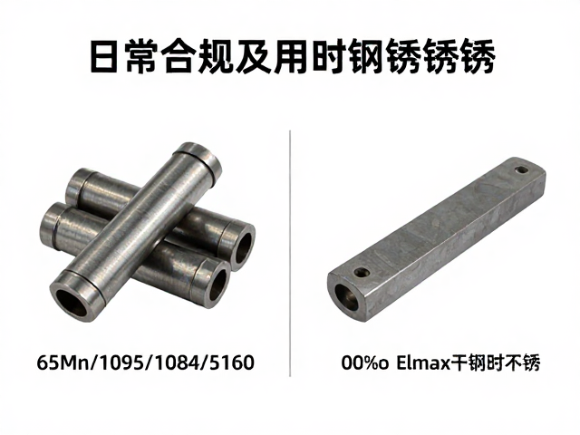 65Mn/1095/1084/5160与Elmax钢材对比，使用后及时擦干防锈指南