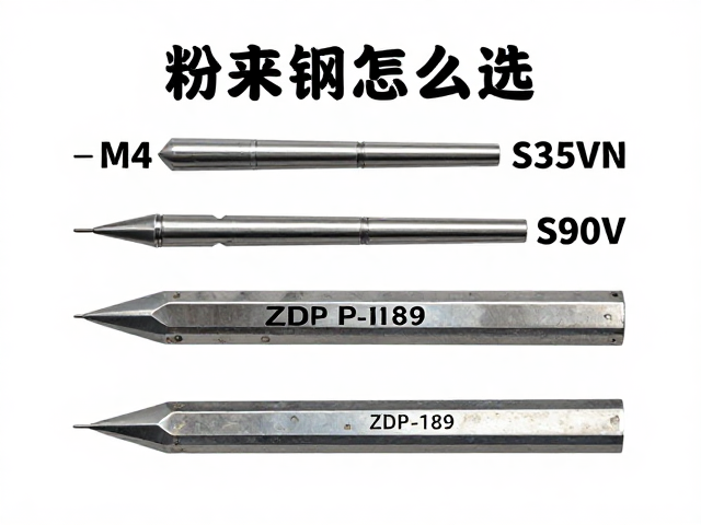 粉末钢怎么选？M4、S35VN、S90V、ZDP-189油淬性能深度对比