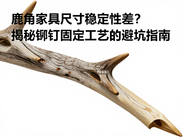 鹿角家具尺寸稳定性差？揭秘铆钉固定工艺的避坑指南