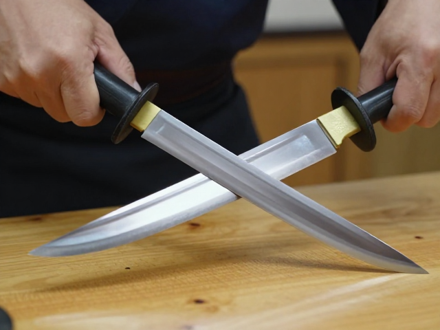 日本关东柳刃刀手工磨刀教程,极致锋利技巧分享