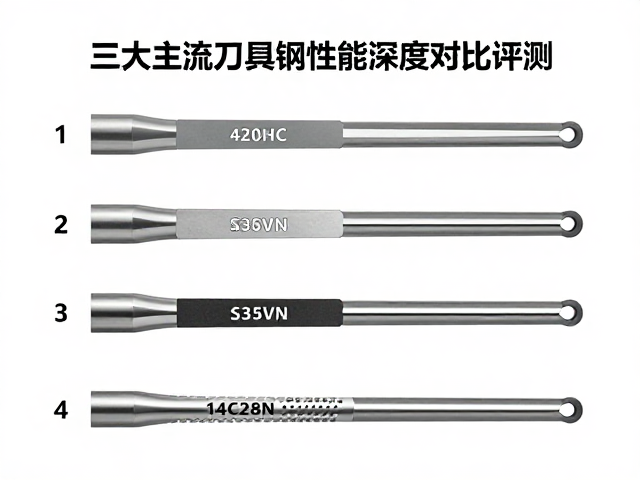 420HC、S35VN、14C28N钢材怎么选？三大主流刀具钢性能深度对比评测