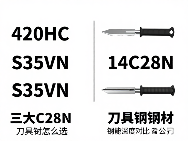 420HC、S35VN、14C28N钢材怎么选？三大主流刀具钢性能深度对比评测