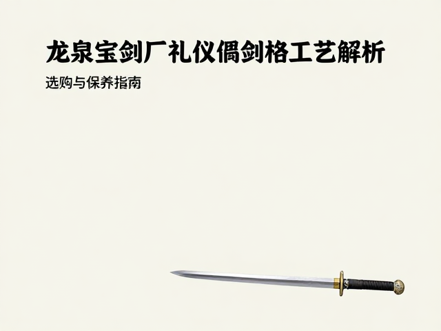 龙泉宝剑厂礼仪佩剑剑格工艺解析，选购与保养指南