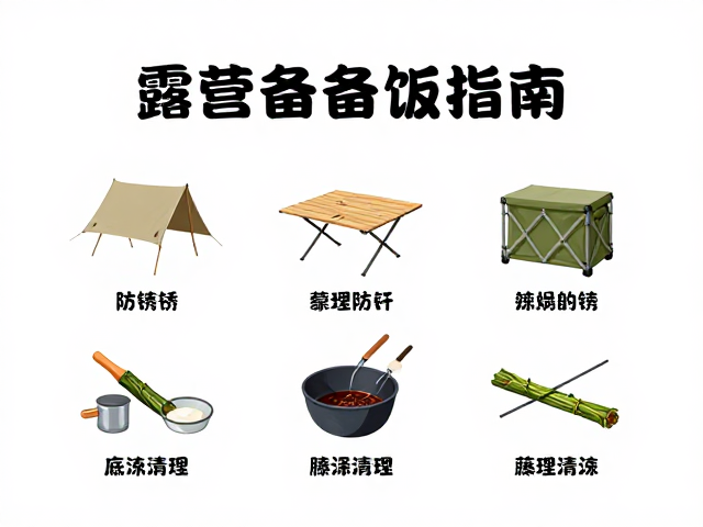 露营备餐指南,装备防锈与藤蔓清理技巧