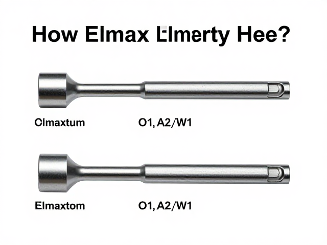 Elmax钢硬度如何?根据需求选O1/A2/W1/W2工具钢指南