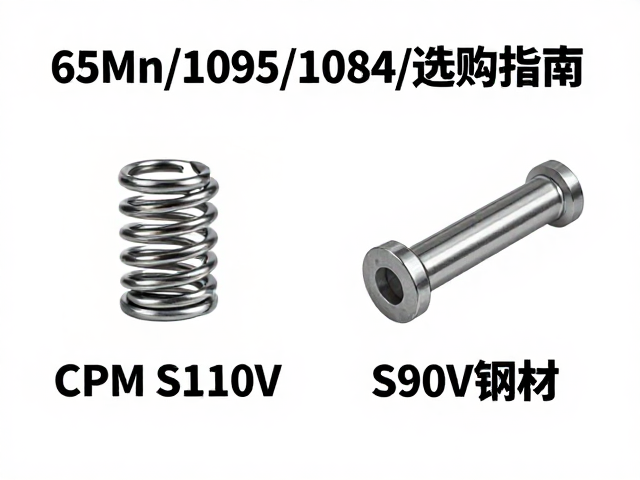 65Mn/1095/1084/5160与CPM S110V、S90V钢材对比，性能差异与选购指南
