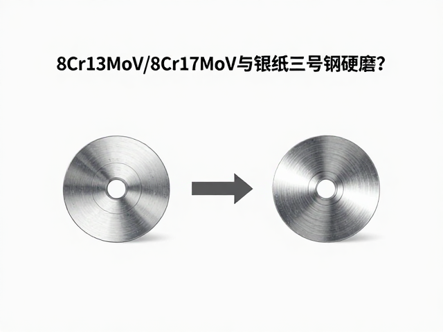 8Cr13MoV/8Cr17MoV与银纸三号钢硬度对比，选哪种更耐磨？