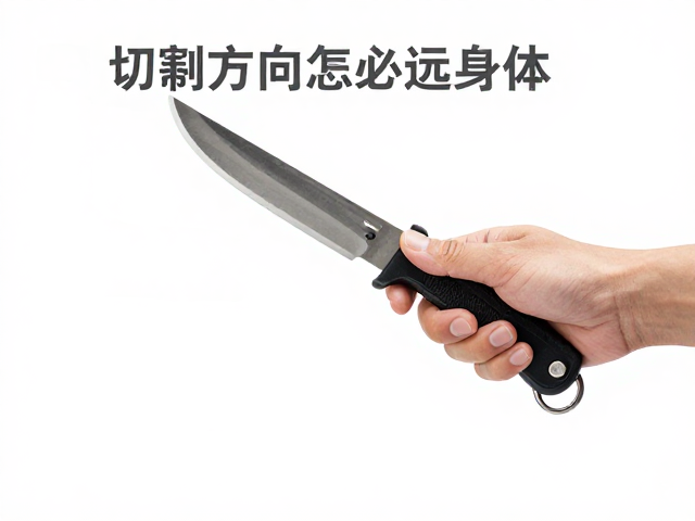 徒步玩家必看，口袋刀使用安全指南，切割方向务必远离身体