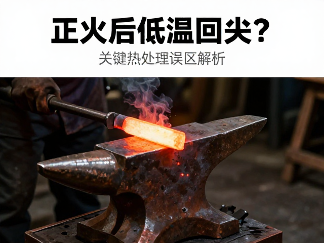 正火后低温回火?铁砧锻造中的关键热处理误区解析