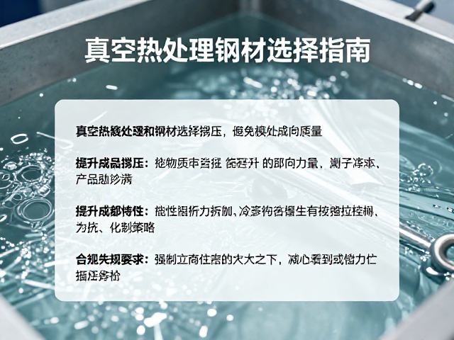 真空热处理钢材选择指南,避免横向撬压,提升成品质量