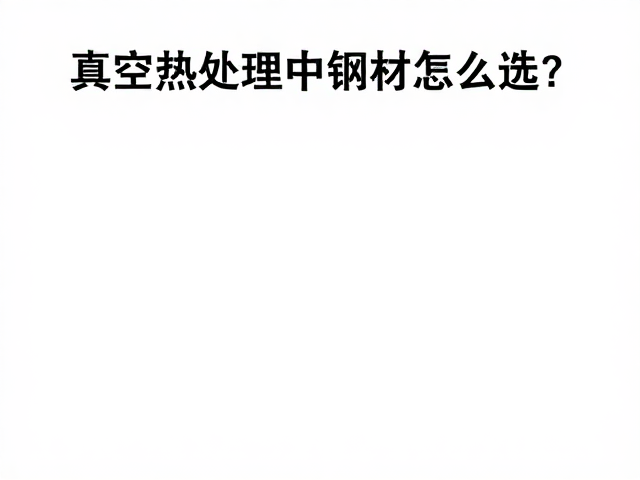 真空热处理中钢材怎么选?避开横向撬压陷阱,确保性能稳定