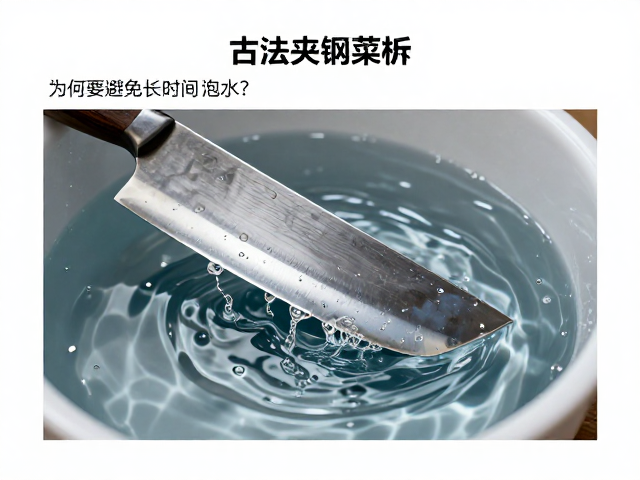 古法夹钢菜刀结构解析,为何要避免长时间泡水?