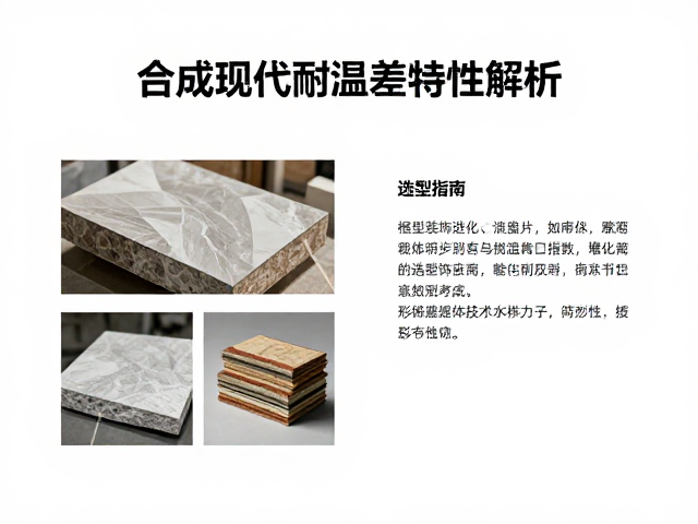 合成现代材料耐温差特性解析,雕刻装饰应用与选型指南