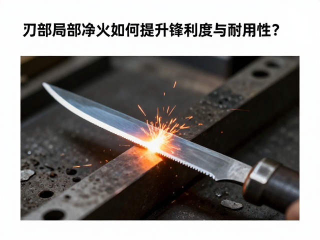 夹钢刀具结构工艺解析,刃部局部淬火如何提升锋利度与耐用性?