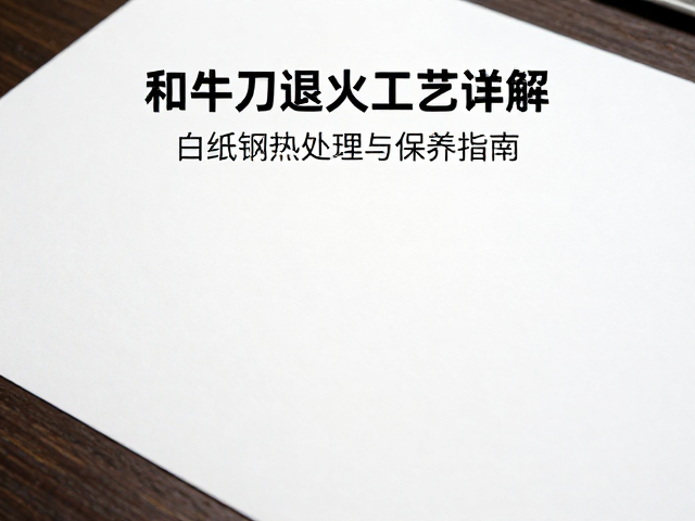 和牛刀退火工艺详解，白纸钢热处理与保养指南