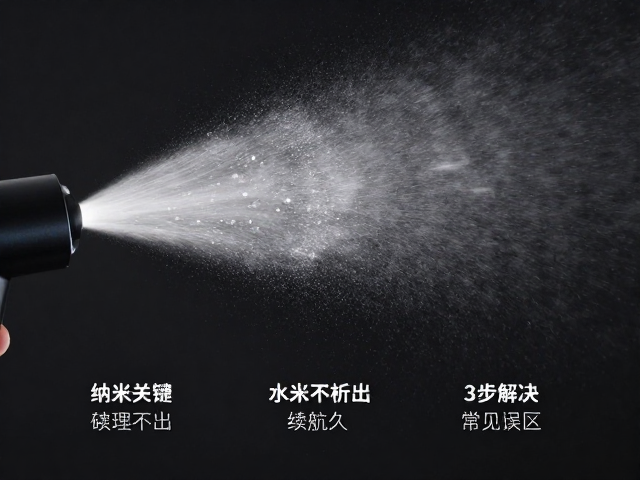 喷雾不出雾？纳米雾化水珠不析出&续航久，3步解决
