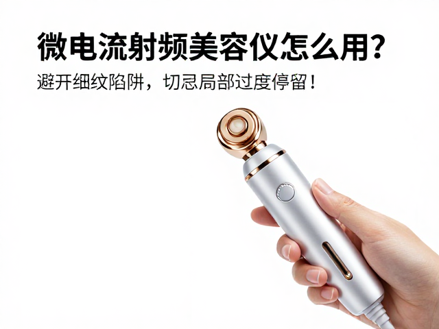微电流射频美容仪怎么用？避开细纹陷阱，切忌局部过度停留！