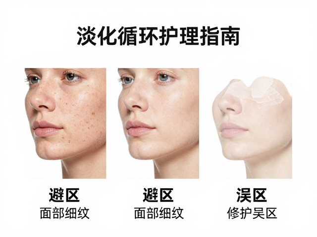淡化面部细纹，避免同一区域过度停留，分区循环护理指南
