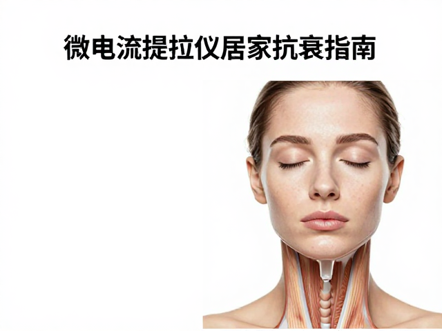 微电流提拉仪居家抗衰指南，充盈凹陷纹路，重塑紧致肌