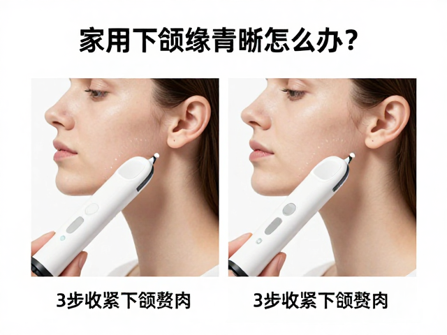 下颌线不清晰怎么办？家用下颌缘管理设备实测，3步收紧下颌赘肉