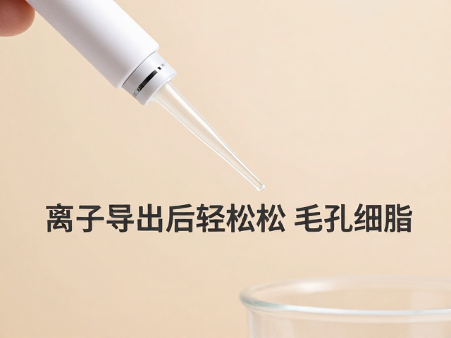 离子导出后吸头及时清洗，轻松松动毛孔油脂