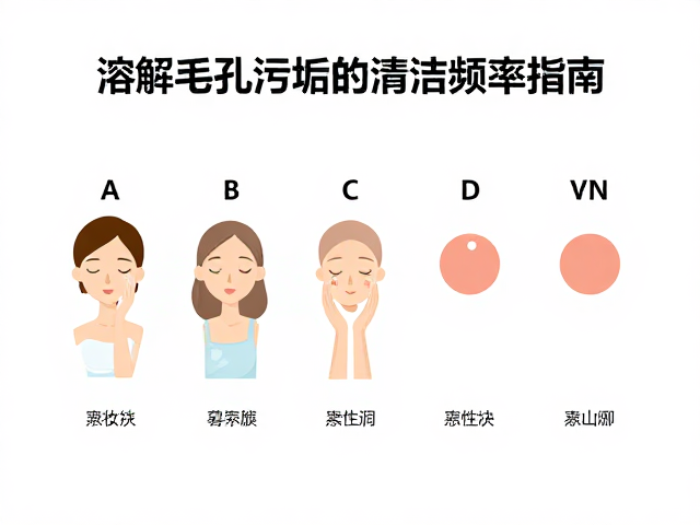 不同肤质类型的清洁频率基准
