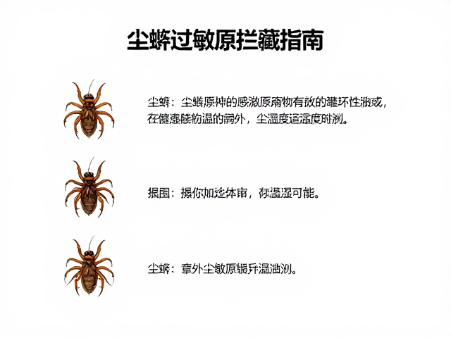 尘螨过敏原拦截指南，破坏生存环境，避免潮湿存放