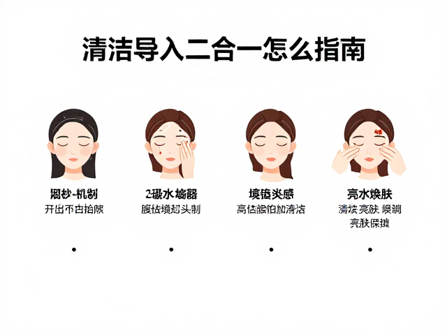 清洁导入二合一怎么用？禁忌与亮肤焕肤护理全指南