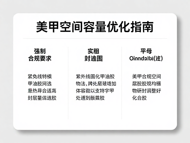 美甲空间容量优化的物理与运营策略