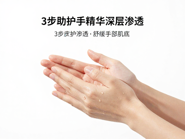 告别干燥疲劳！3步助护手精华深层渗透，舒缓手部肌底