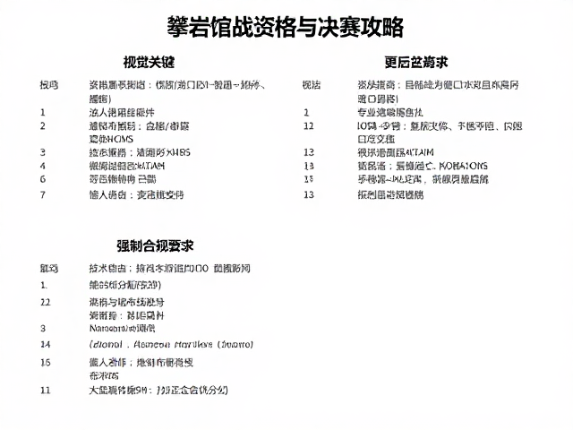 临场布线挑战，专业攀岩馆资格赛与决赛攻略