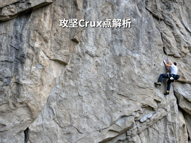 高墙攻坚Crux点解析,天然保护点稀少下的攀登策略