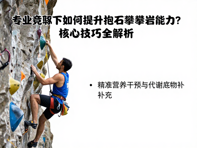 专业竞逐下如何提升抱石攀岩恢复能力?核心技巧全解析