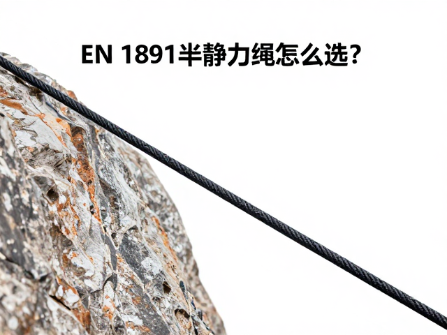 EN 1891半静力绳怎么选？固定牵引绳避开锋利岩角指南