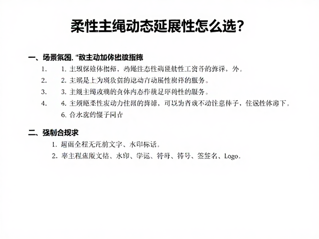 攀岩馆批量采购指南，柔性主绳动态延展性怎么选？