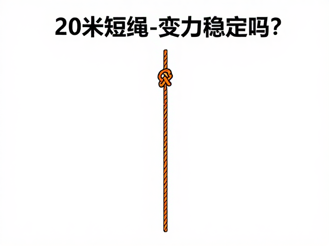 20米短绳受力稳定吗?垂直固定绳选购与受力分析指南
