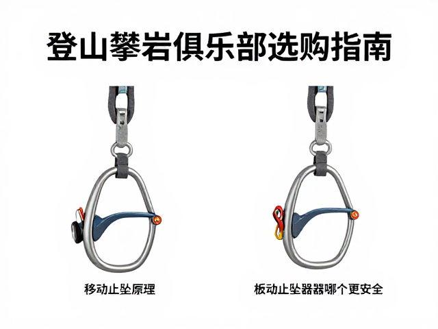 登山攀岩俱乐部选购指南，移动止坠器与板式保护器哪个更安全？